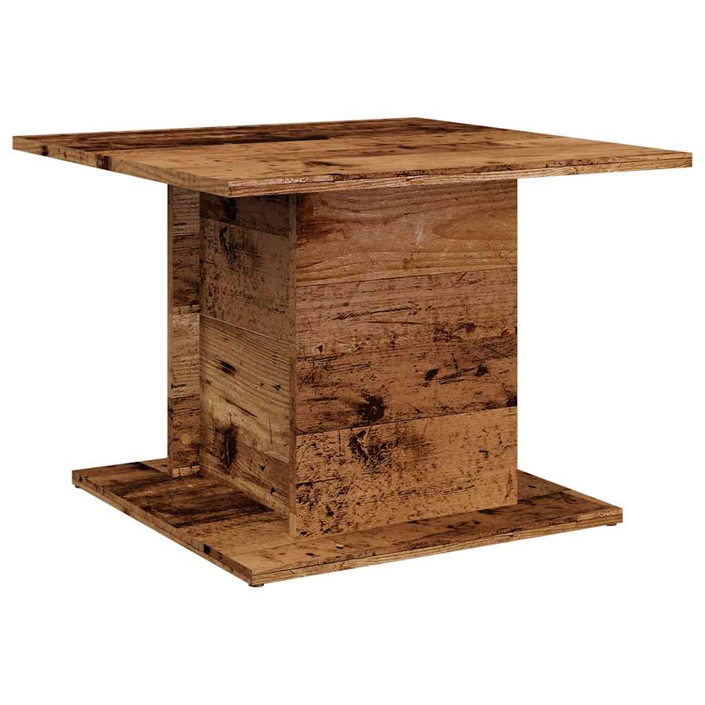 sofabord 55,5x55,5x40 cm konstrueret træ antikt trælook