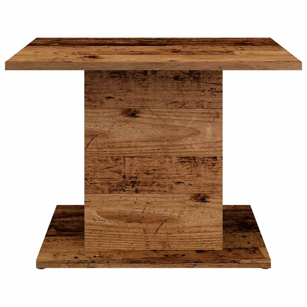 sofabord 55,5x55,5x40 cm konstrueret træ antikt trælook