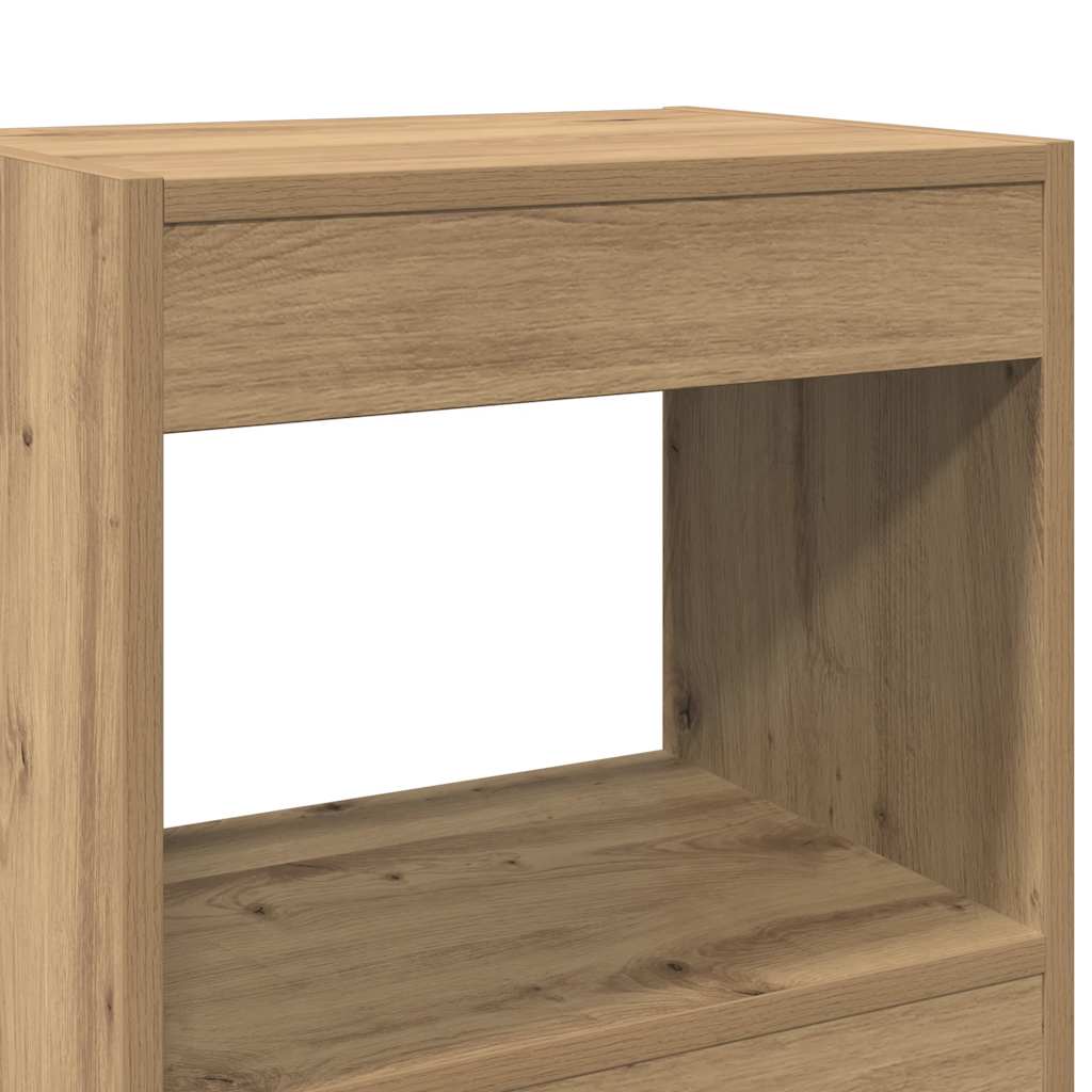 bogreol/rumdeler 40x30x198 cm kunsteg