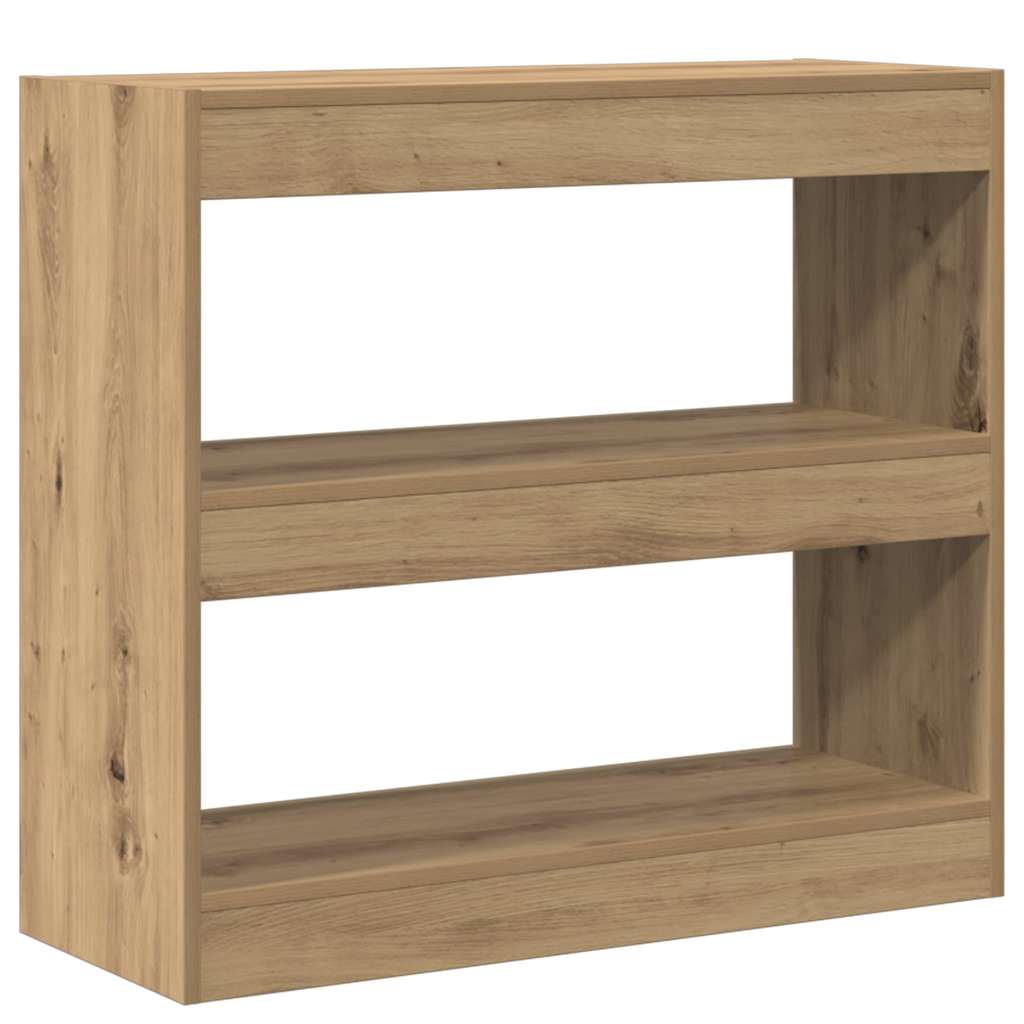 bogreol/rumdeler 80x30x72 cm kunsteg