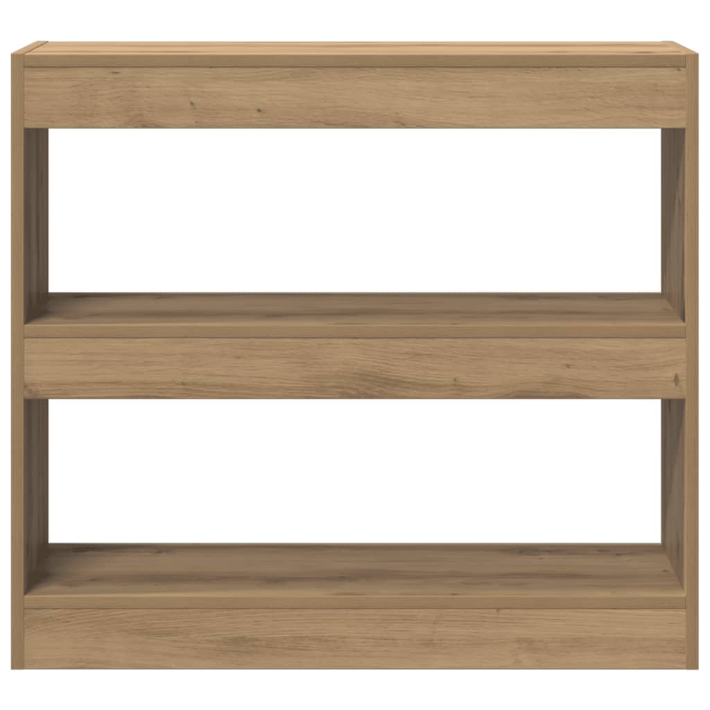 bogreol/rumdeler 80x30x72 cm kunsteg