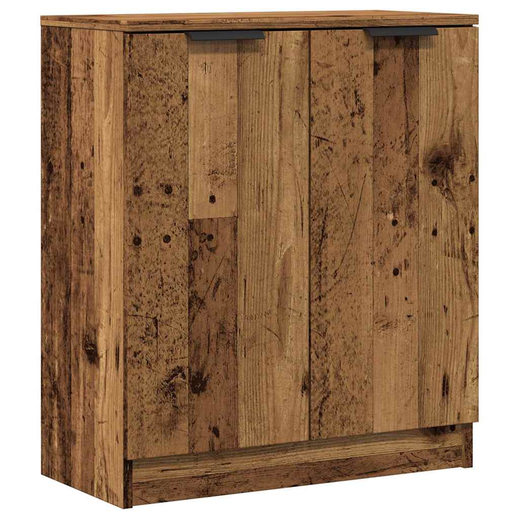 skænk 60x30x70 cm konstrueret træ antikt trælook