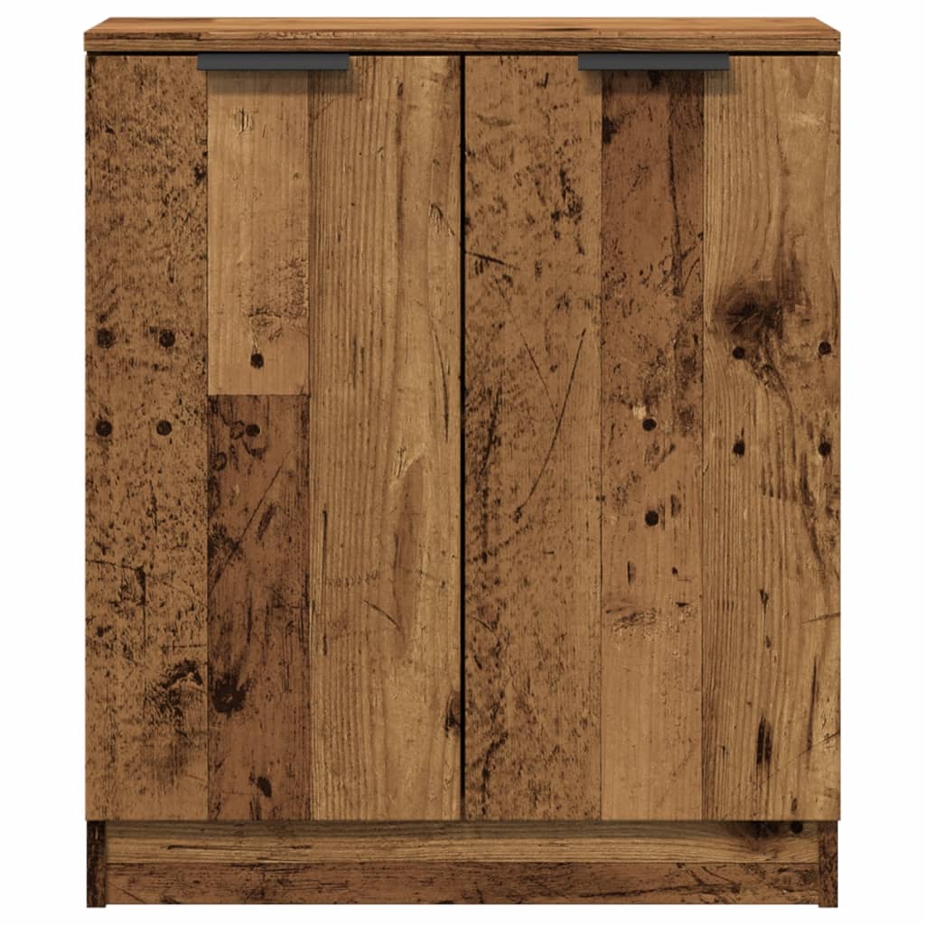 skænk 60x30x70 cm konstrueret træ antikt trælook