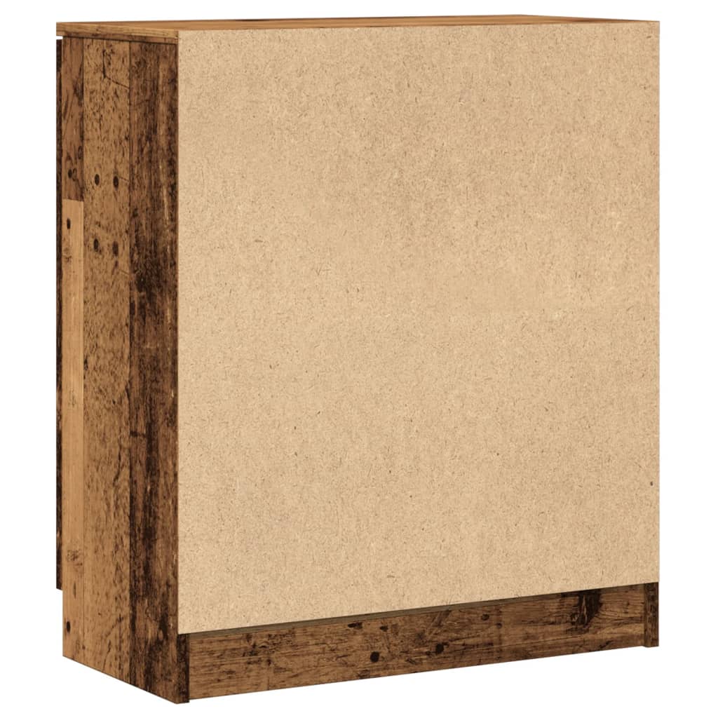 skænk 60x30x70 cm konstrueret træ antikt trælook