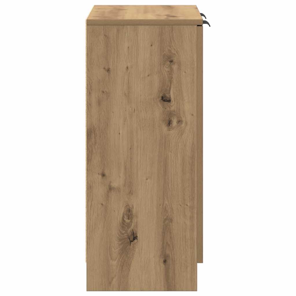 skænk 60x30x70 cm konstrueret træ kunsteg