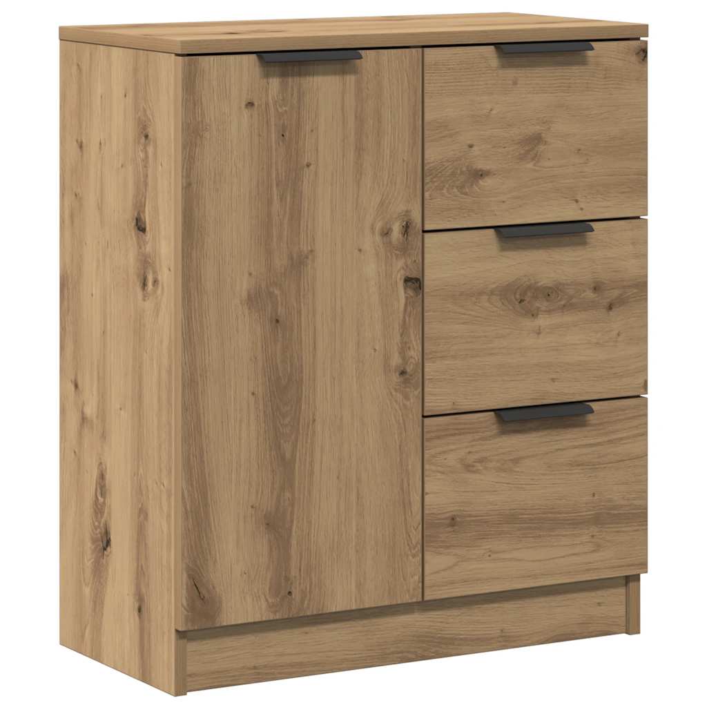 skænk 60x30x70 cm konstrueret træ kunsteg