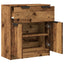 skænk 60x30x70 cm konstrueret træ antikt trælook