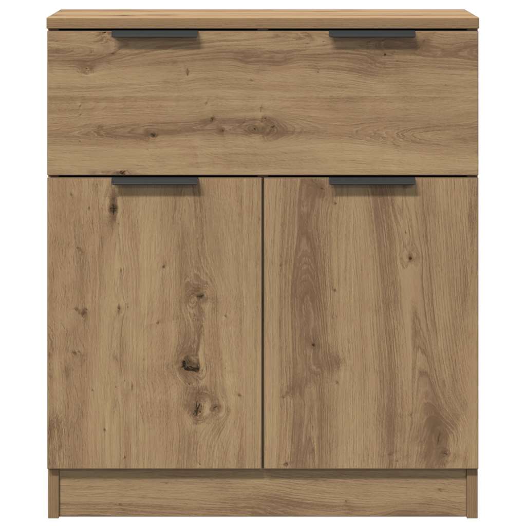 skænk 60x30x70 cm konstrueret træ kunsteg