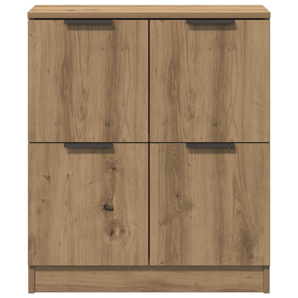 skænk 60x30x70 cm konstrueret træ kunsteg