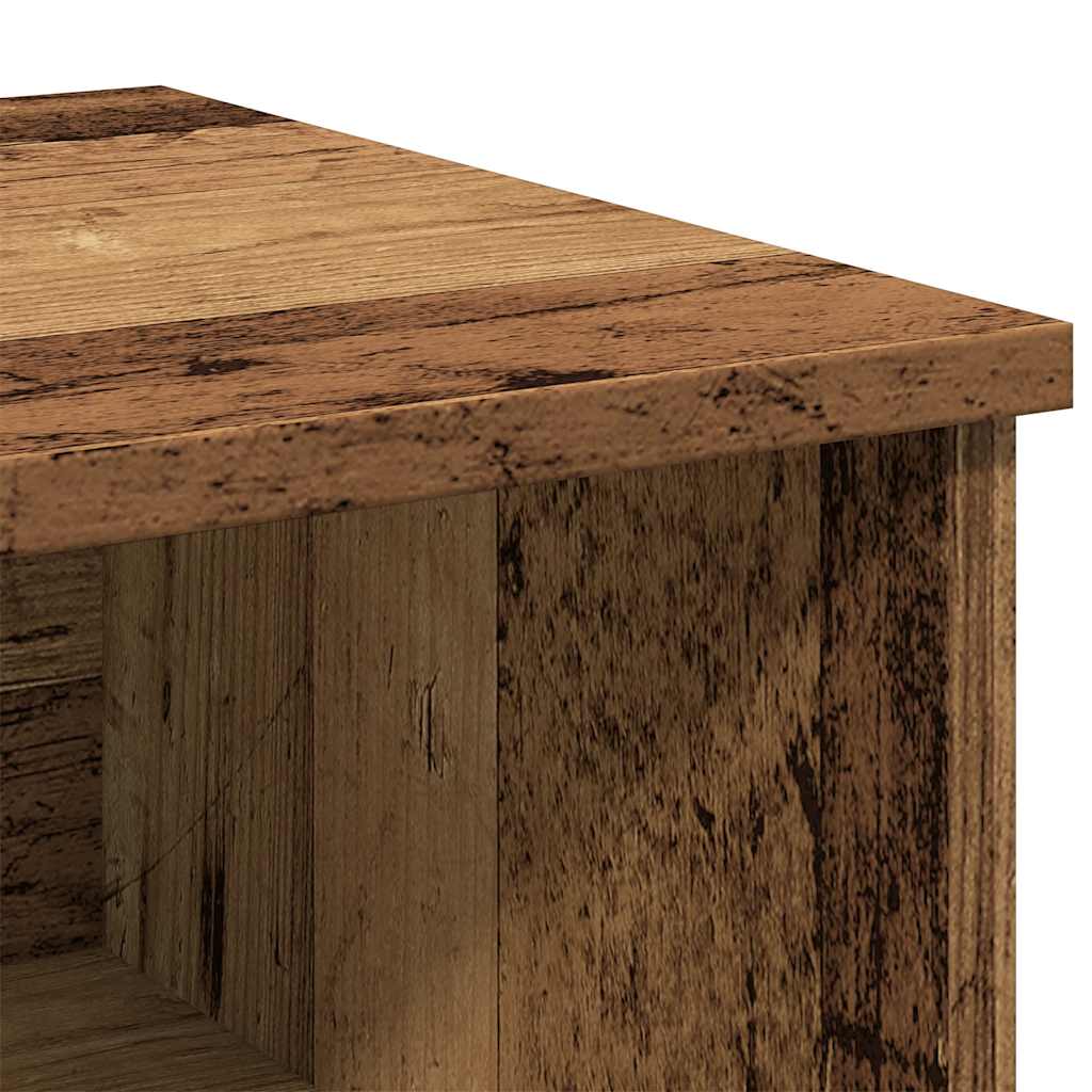 Bedside Cabinet Gammelt træ Medium Engineered wood