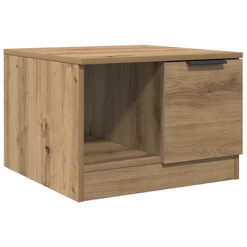 sofabord 50x50x36 cm konstrueret træ kunsteg