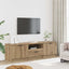 TV-skab håndlavet eg 140x35x40 cm konstrueret træ