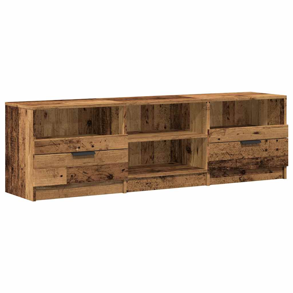 tv-bord 150x33,5x45 cm konstrueret træ gammelt trælook