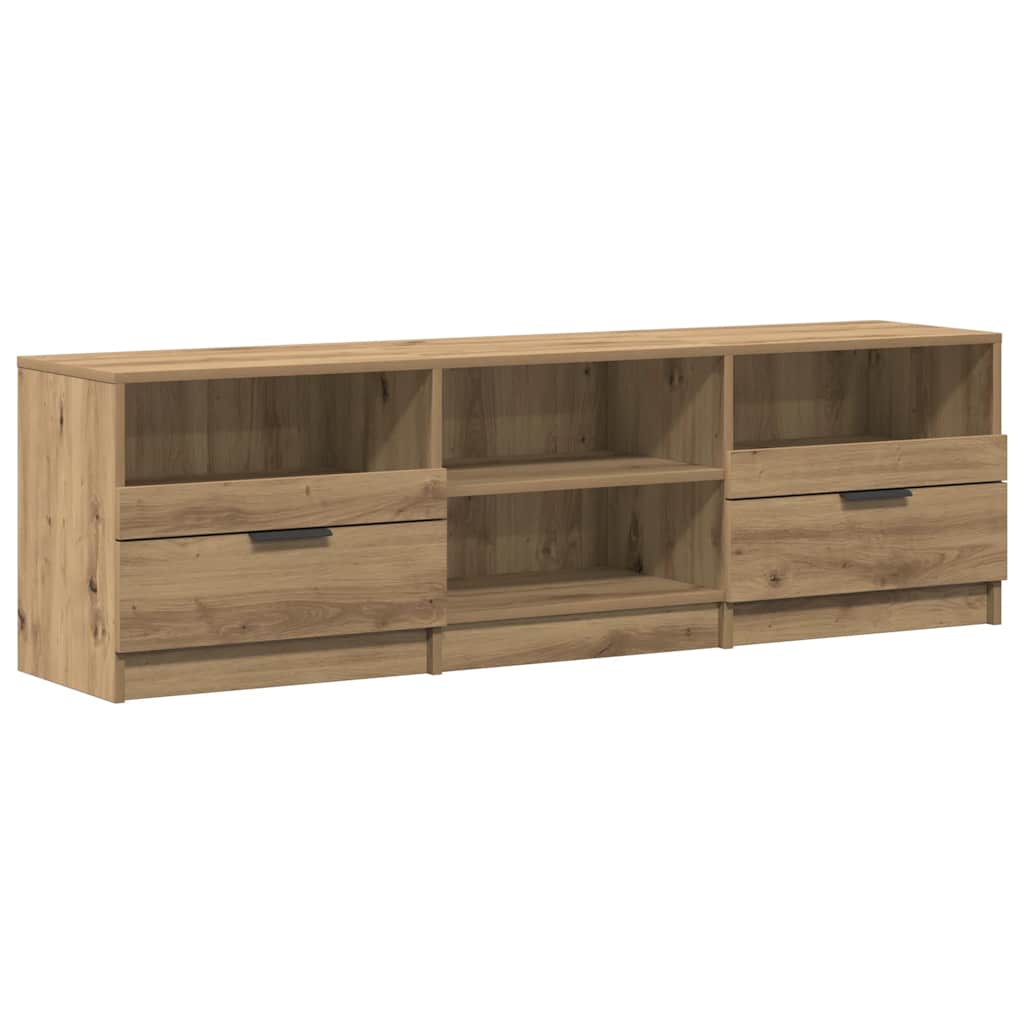 tv-bord 150x33,5x45 cm konstrueret træ kunsteg