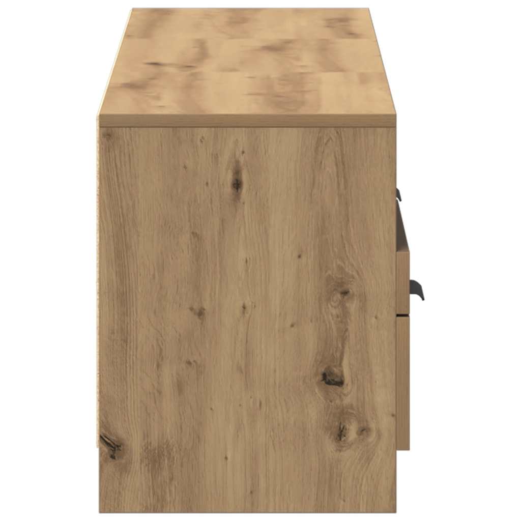 tv-bord 150x33,5x45 cm konstrueret træ kunsteg