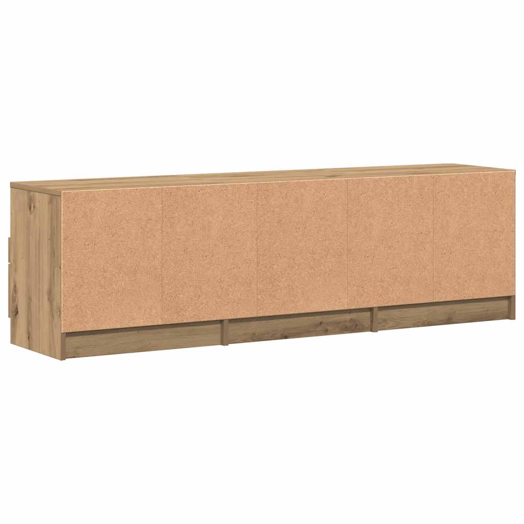 tv-bord 150x33,5x45 cm konstrueret træ kunsteg