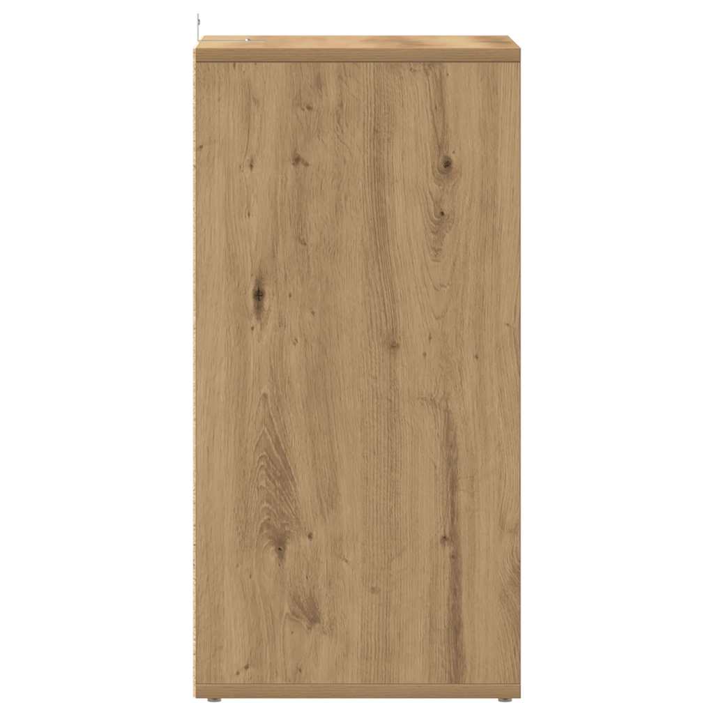 tv-bord 80x35x36,5 cm konstrueret træ kunsteg