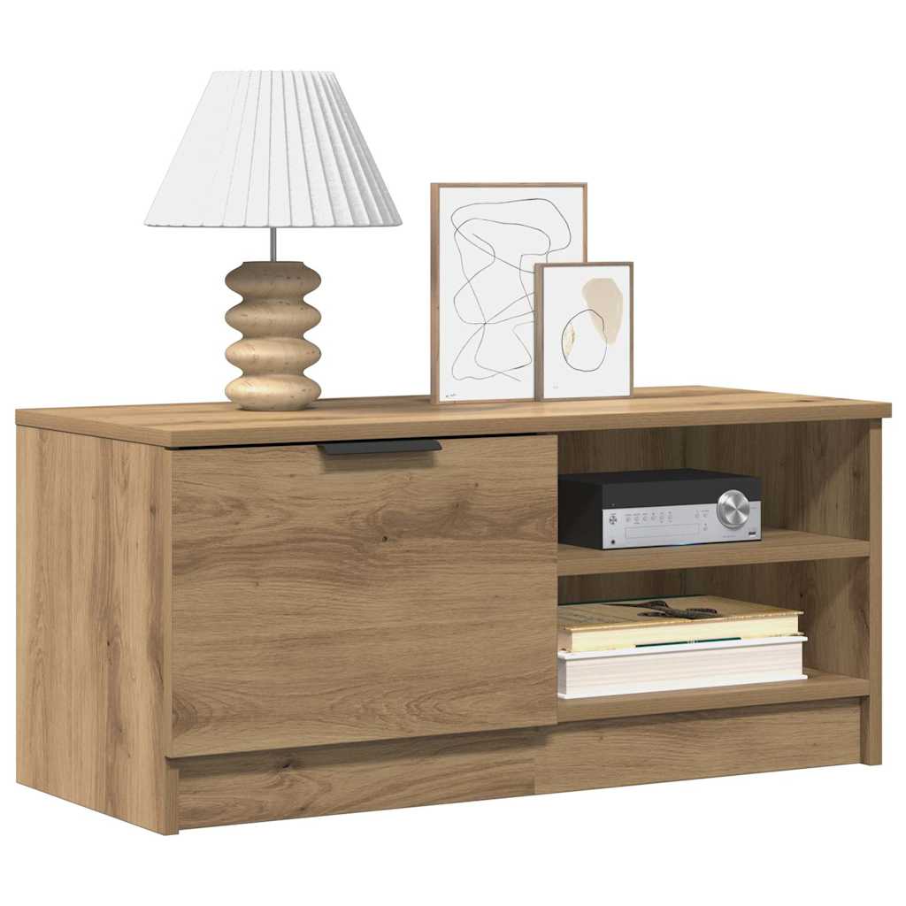 tv-borde 2 stk. 80x35x36,5 cm konstrueret træ kunsteg