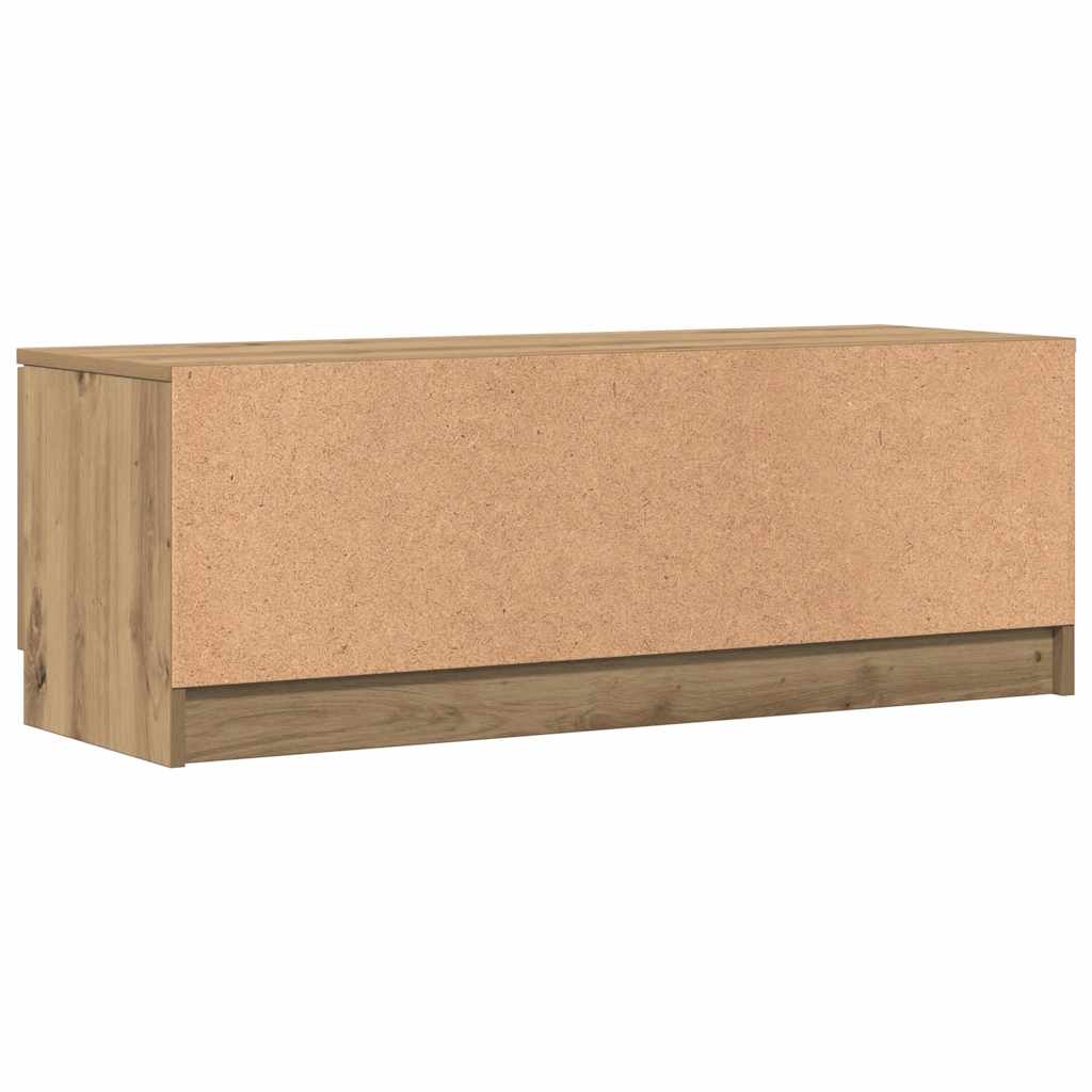 tv-bord 102x35x36,5 cm konstrueret træ kunsteg