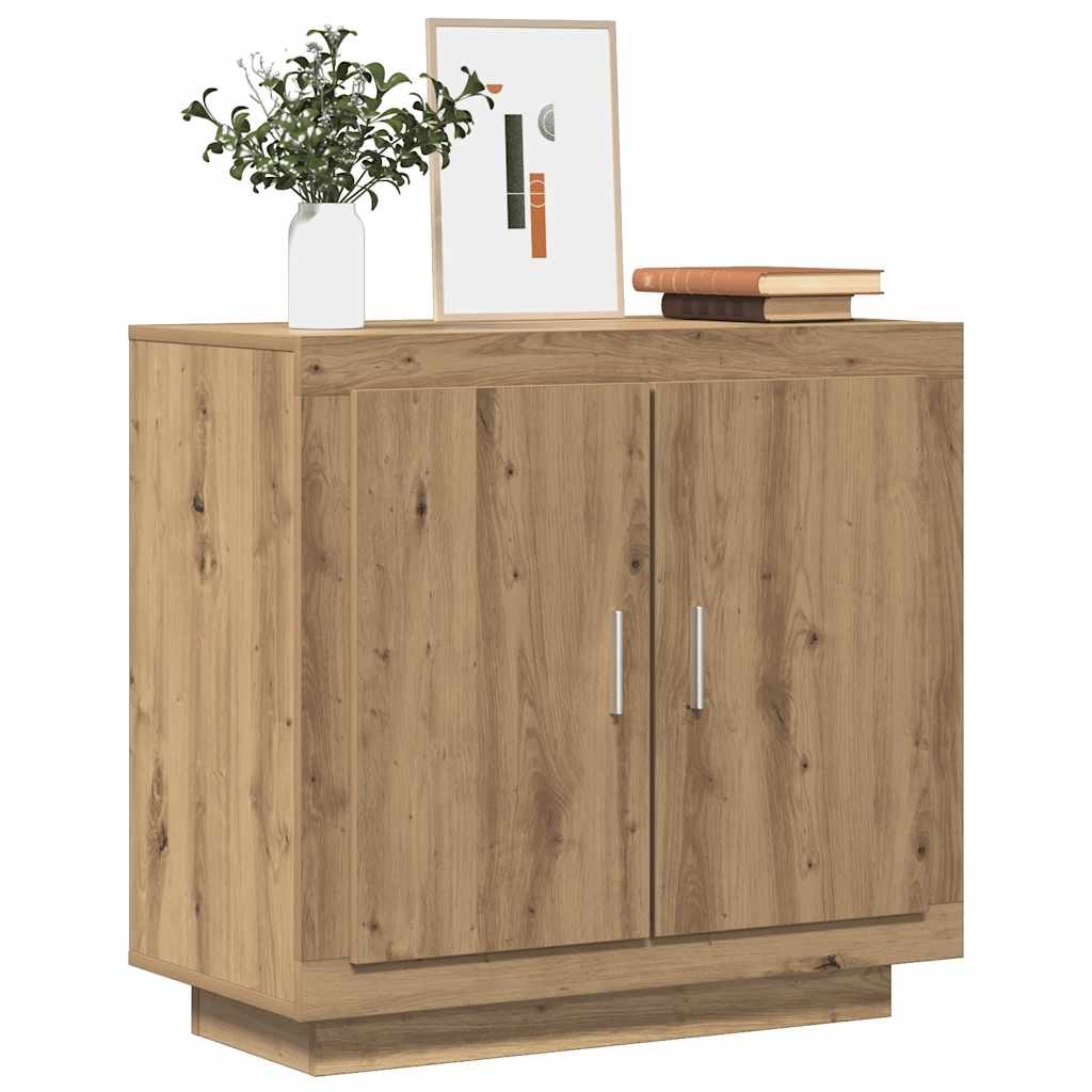 skænk 80x40x75 cm konstrueret træ kunsteg