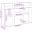 sengegavl m. opbevaring 160x19x103,5 cm konstrueret træ antikt