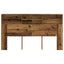 sengegavl m. opbevaring 180x19x103,5 cm konstrueret træ antikt