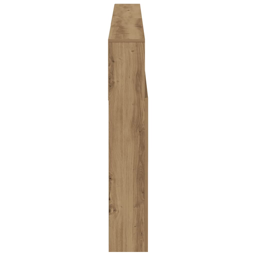 sengegavl med opbevaring 102x29x143 cm konstrueret træ kunsttræ
