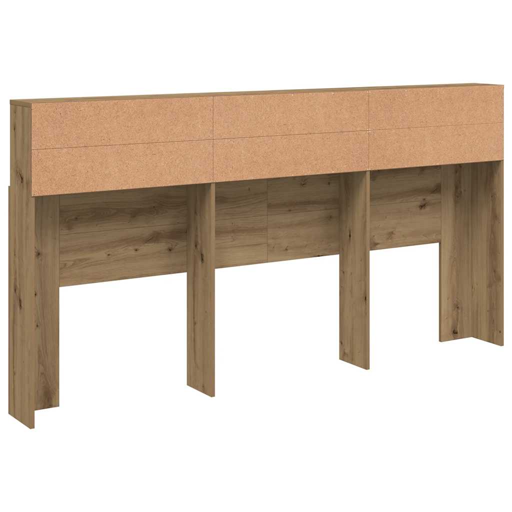 sengegavl med opbevaring 102x29x143 cm konstrueret træ kunsttræ