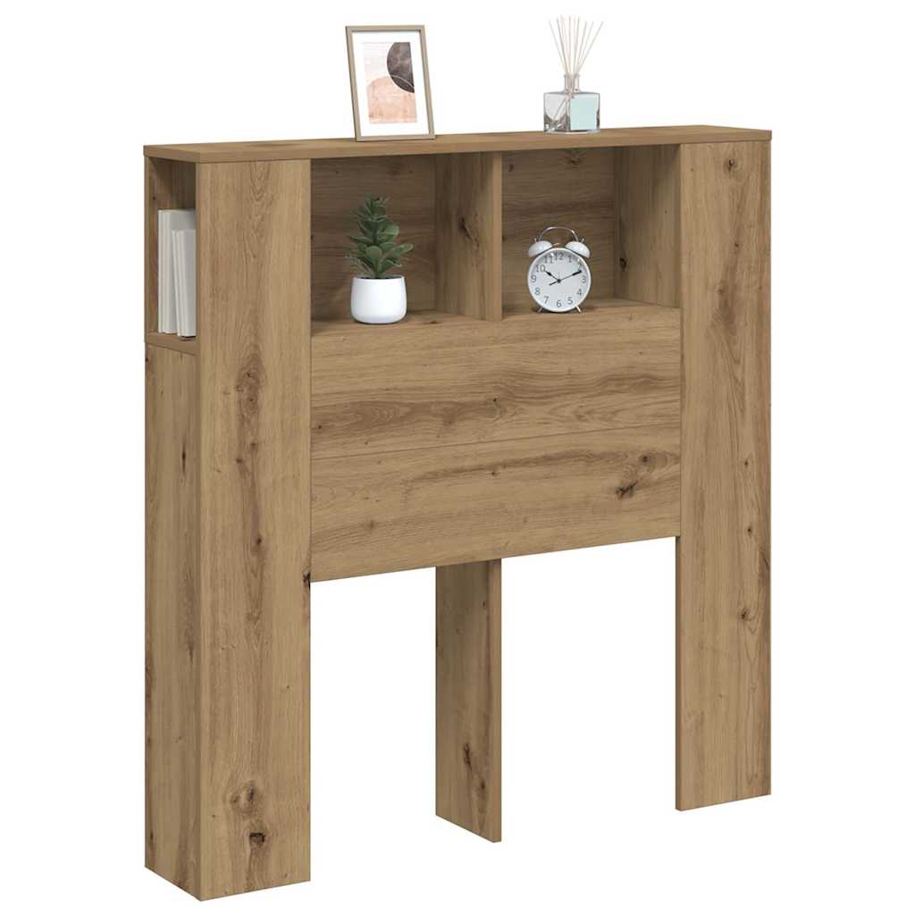 sengegavl 100x18,5x102,5 cm konstrueret træ kunsteg