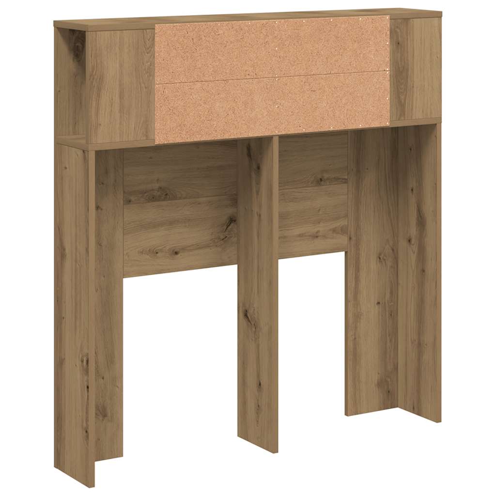 sengegavl 100x18,5x102,5 cm konstrueret træ kunsteg