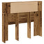sengegavl 120x19x104,5 cm konstrueret træ antikt trælook