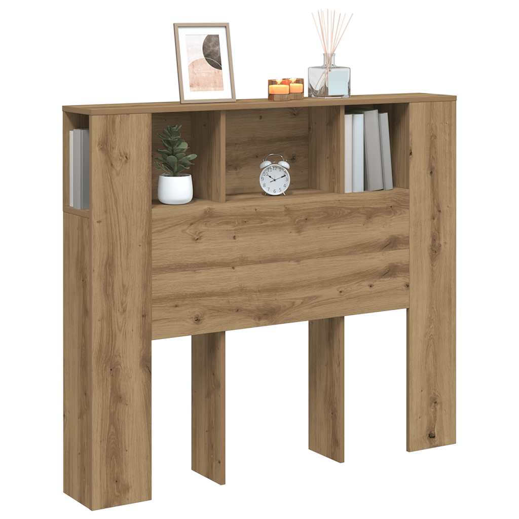 sengegavl 120x19x104,5 cm konstrueret træ kunsteg
