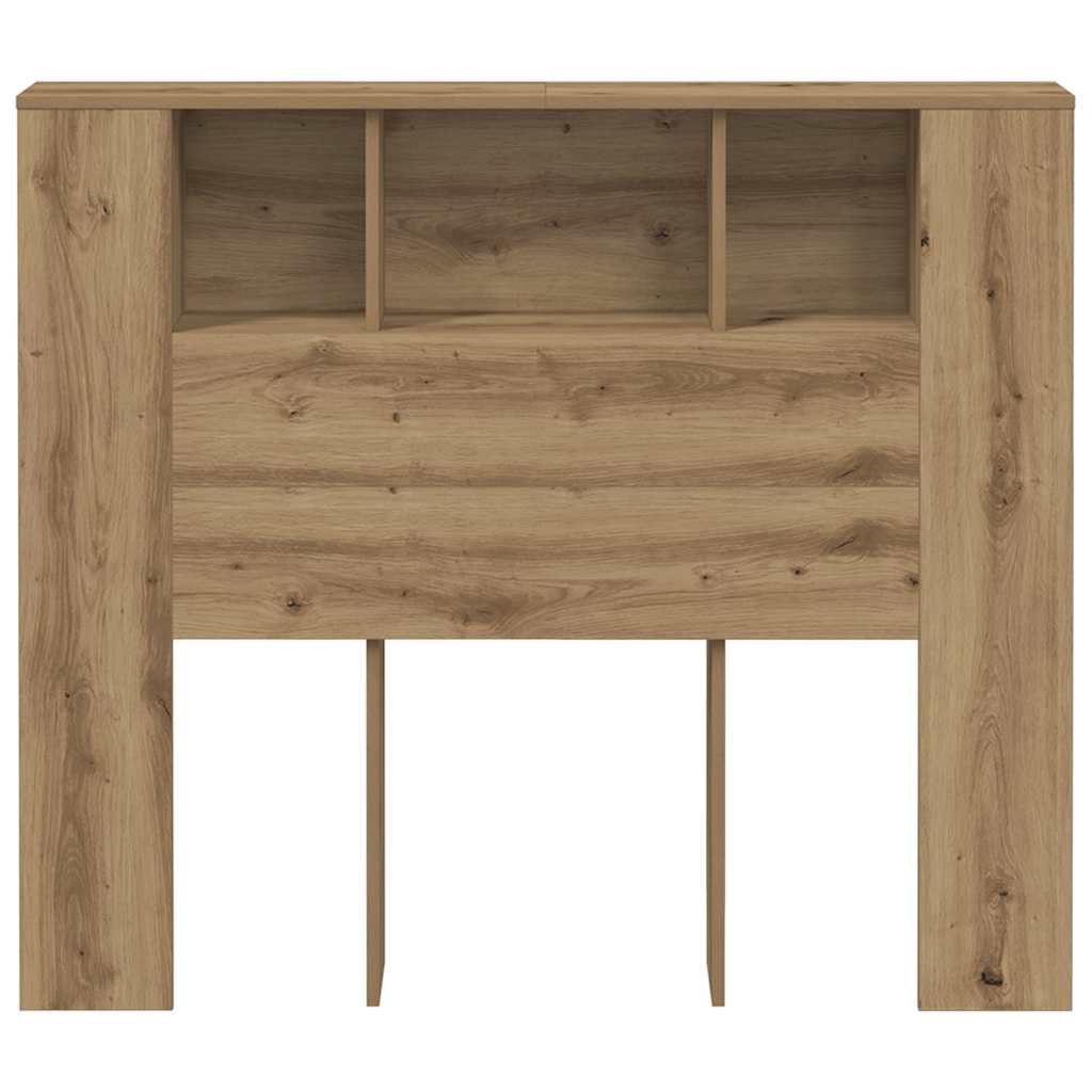 sengegavl 120x19x104,5 cm konstrueret træ kunsteg