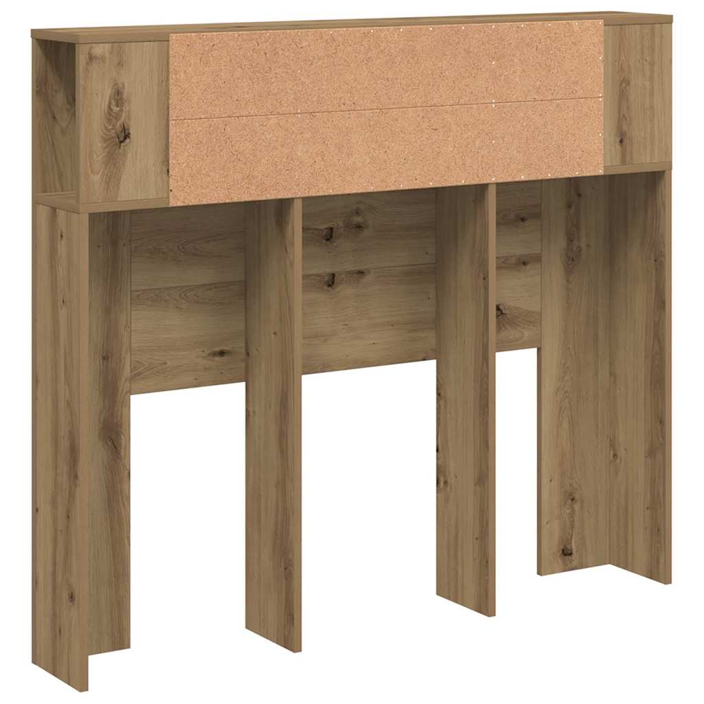 sengegavl 120x19x104,5 cm konstrueret træ kunsteg