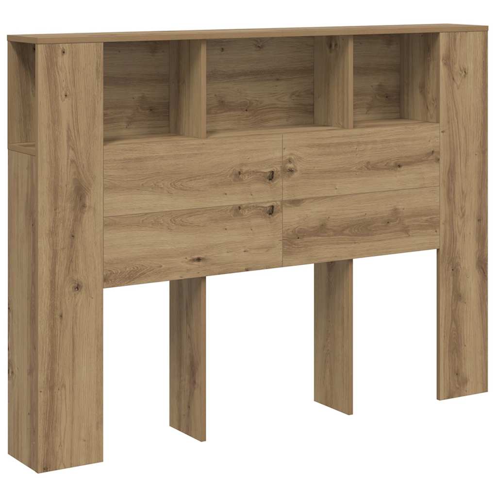 sengegavlskab håndlavet eg 140x18,5x102,5 cm konstrueret træ