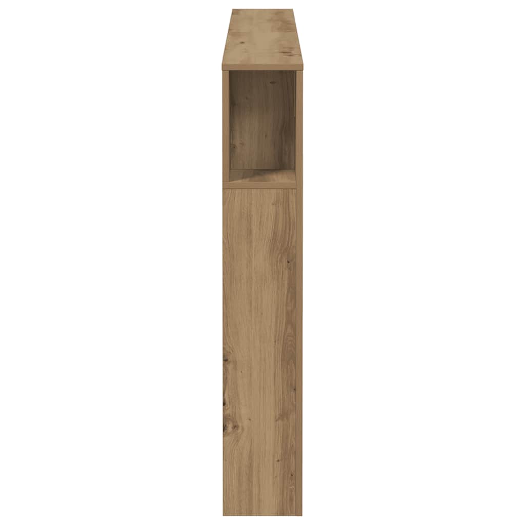 sengegavlskab håndlavet eg 140x18,5x102,5 cm konstrueret træ