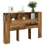 sengegavl m. opbevaring 160x18,5x103,5cm konstrueret træ antikt