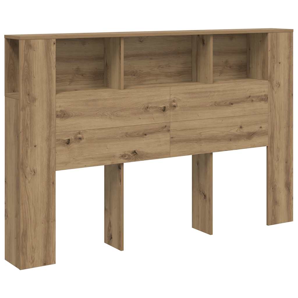 sengegavlskab håndlavet eg 160x18,5x103,5 cm konstrueret træ