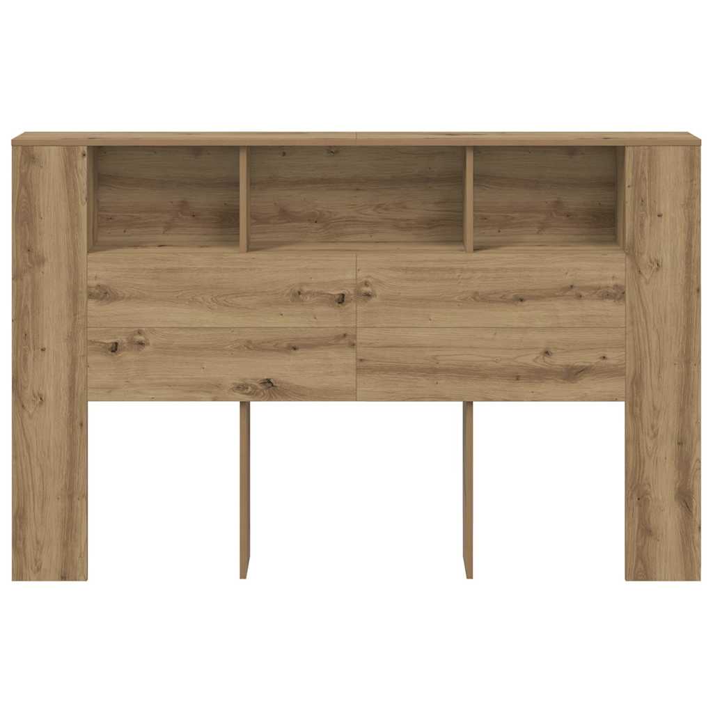 sengegavlskab håndlavet eg 160x18,5x103,5 cm konstrueret træ
