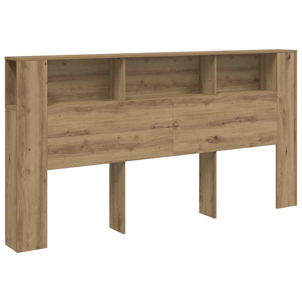 sengegavl med opbevaring 200x18,5x102,5 cm konstrueret træ