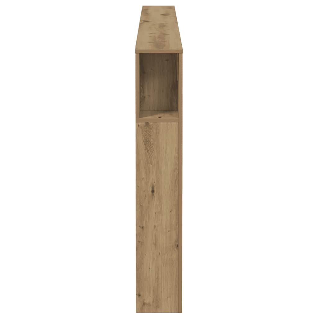 sengegavl med opbevaring 200x18,5x102,5 cm konstrueret træ