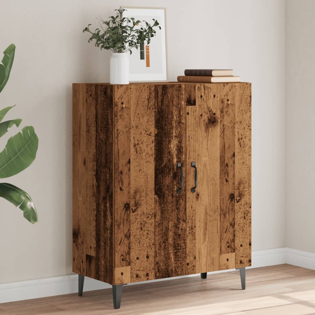 skab 70x34x90 cm konstrueret træ antikt træ