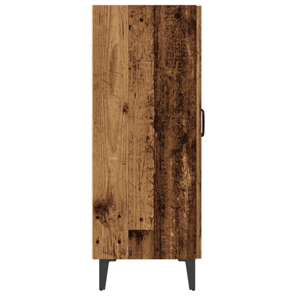 skab 70x34x90 cm konstrueret træ antikt træ