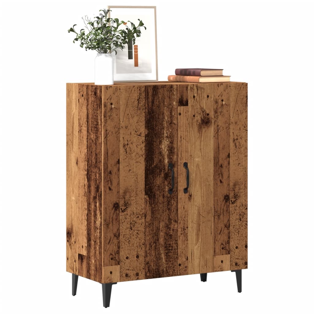 skab 70x34x90 cm konstrueret træ antikt træ