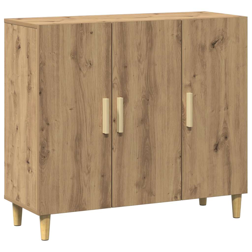 skab 90x34x80 cm konstrueret træ kunsteg