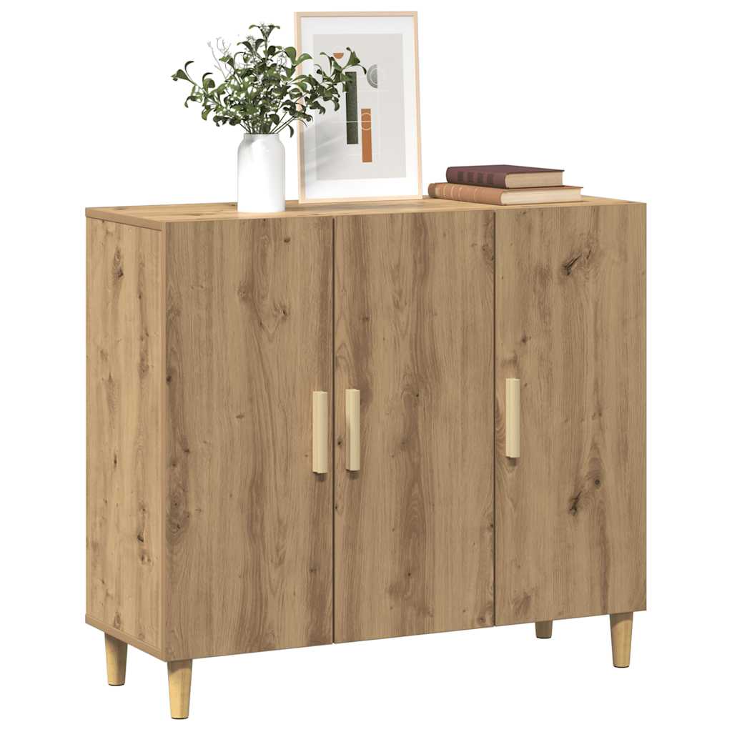 skab 90x34x80 cm konstrueret træ kunsteg