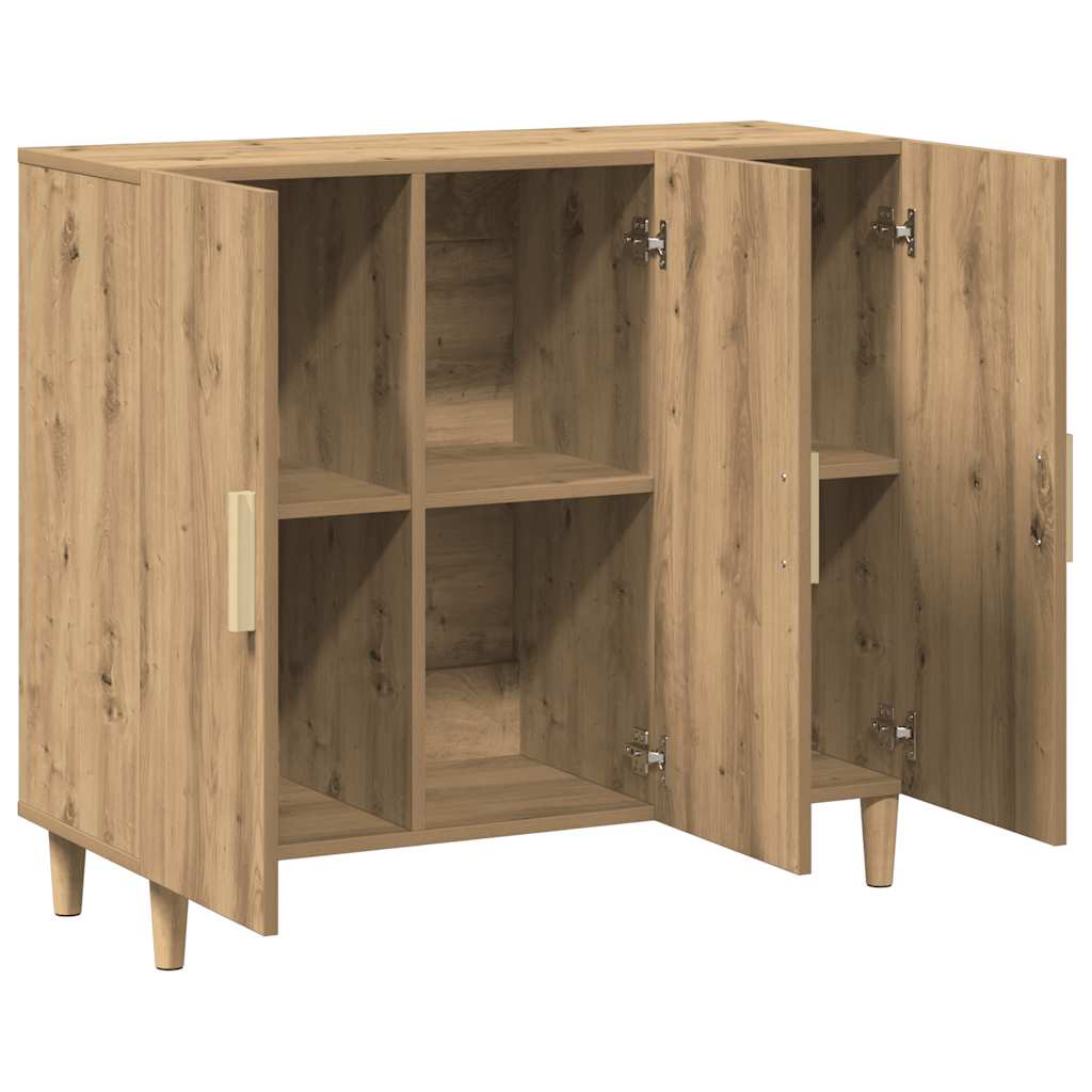 skab 90x34x80 cm konstrueret træ kunsteg