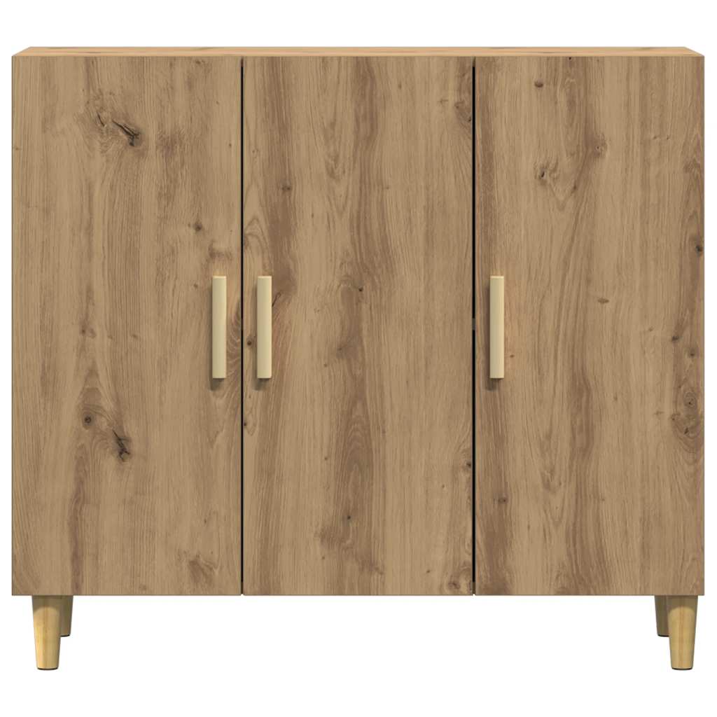 skab 90x34x80 cm konstrueret træ kunsteg