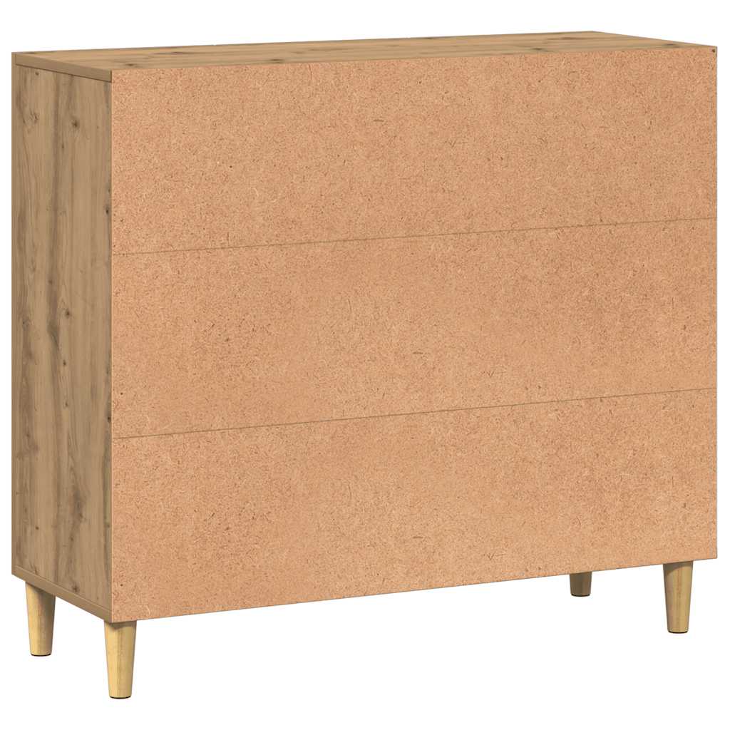 skab 90x34x80 cm konstrueret træ kunsteg