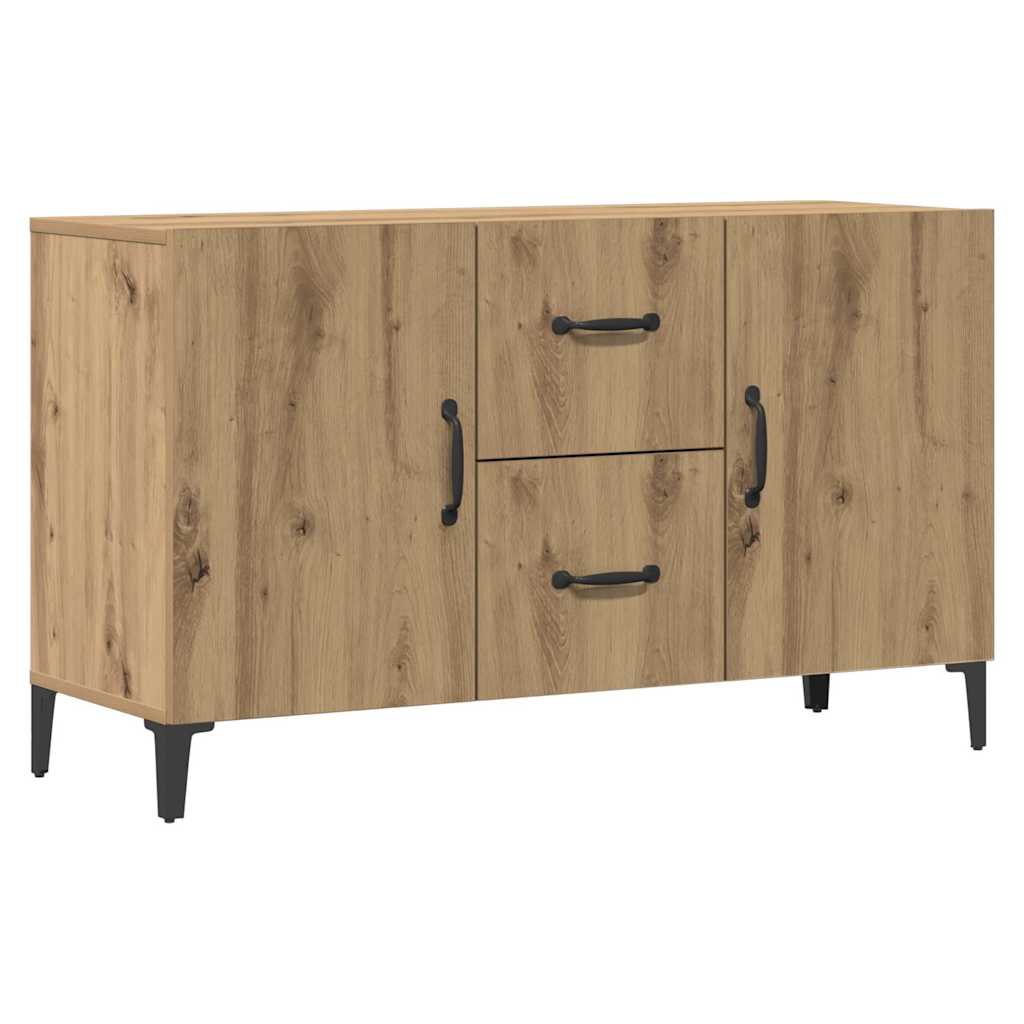 skænk 100x36x60 cm konstrueret træ kunsteg